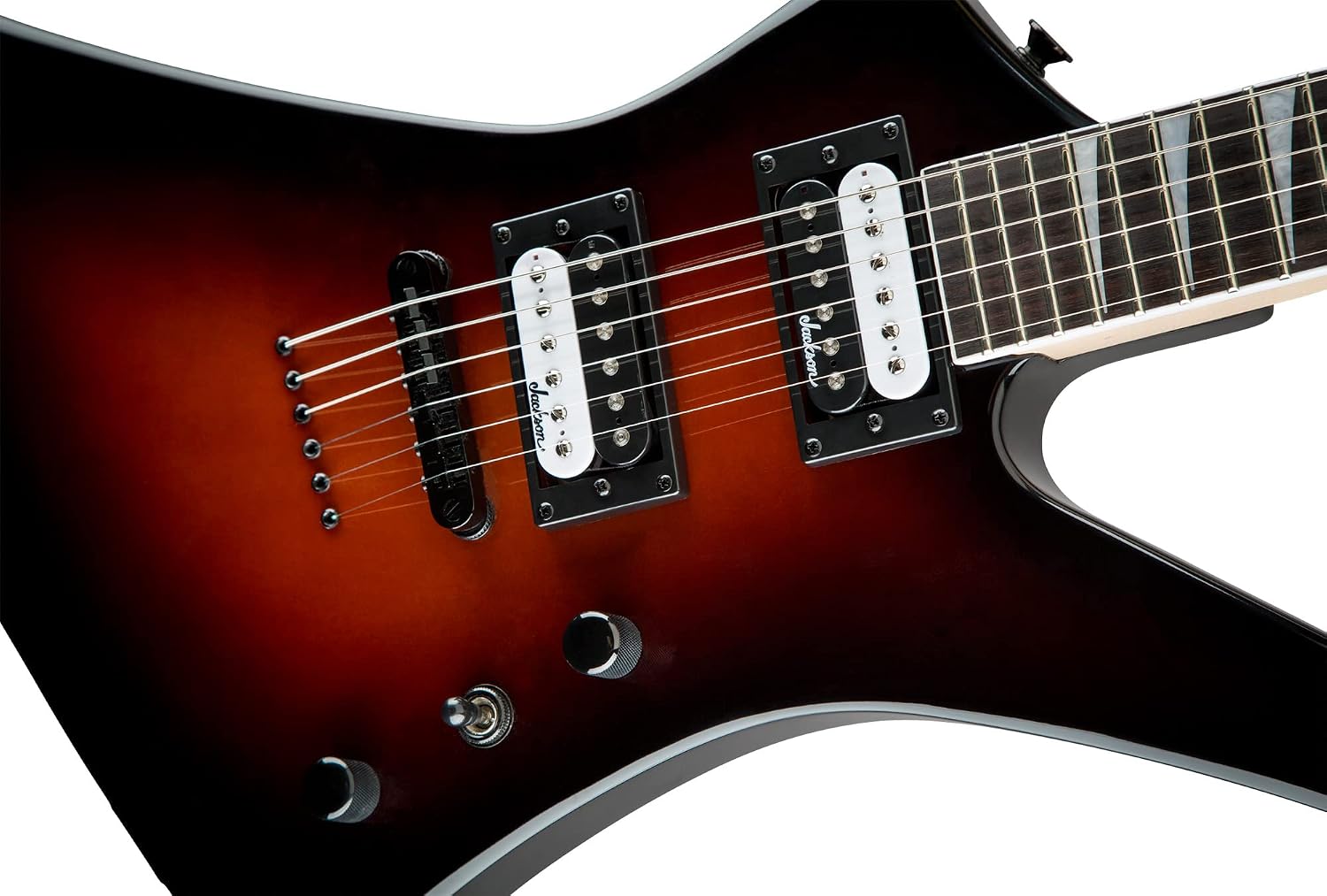 Jackson JS Series Kelly JS32T Electric Guitar HH Bundle with Instrument Cable, Guitar Strap, Tuner, Picks, and Austin Bazaar DVD