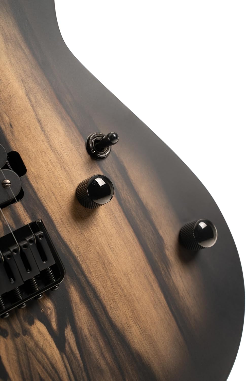 Cort KX500 6-String Pale Moon Electric Guitar, Natural Black Burst