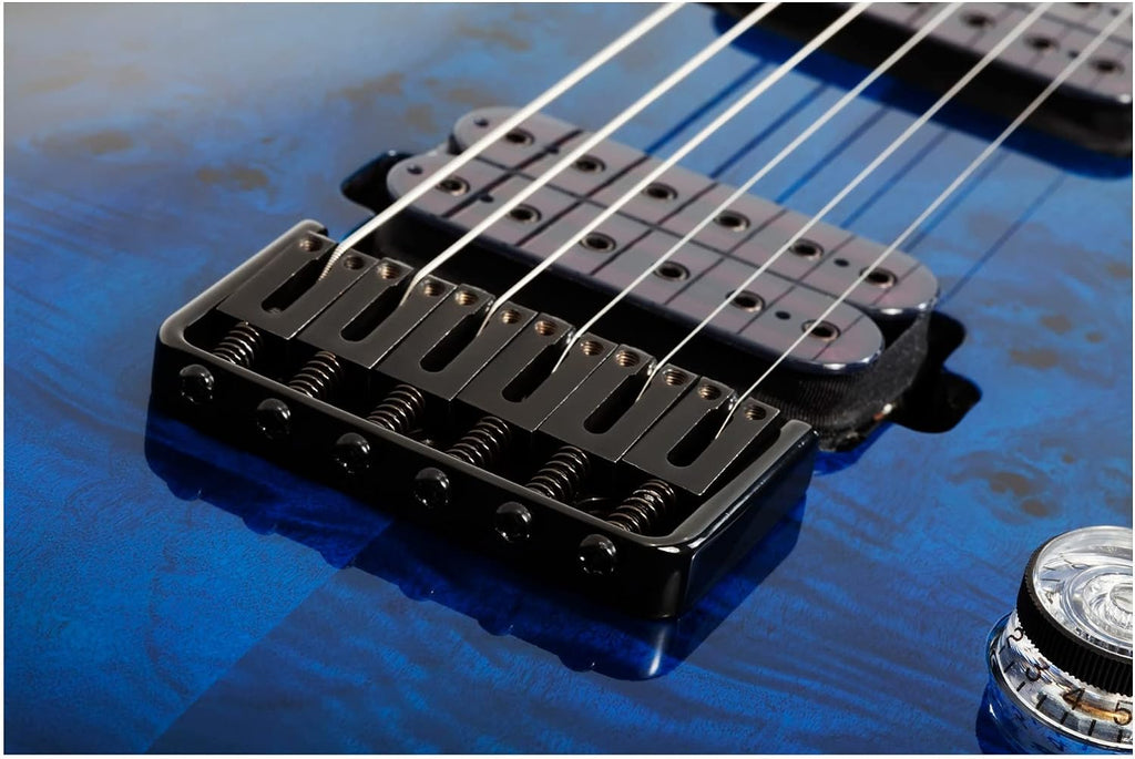 Schecter Omen Elite-6 Electric Guitar - See Thru Blue Burst
