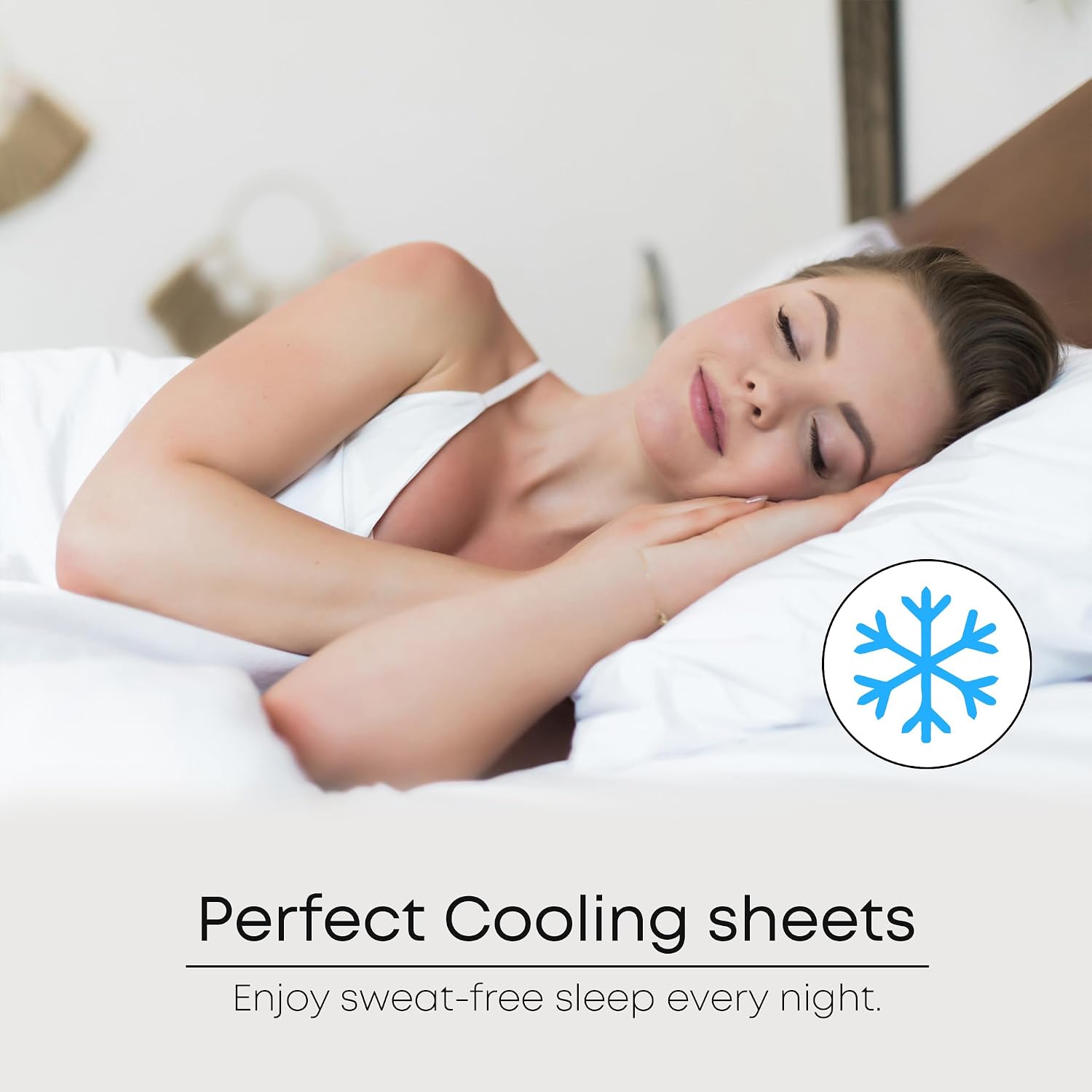 Linenwalas Premium 100% Viscose Derived from Bamboo Split King Sheet Set - Ultra Soft, Breathable & Cooling, Ideal for Hot Sleepers, 16' Deep Pocket, Hotel Luxury Bedding (White)
