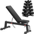 HANDBODE Adjustable Weight Bench for Full Body Workout, 1300 LBS Weight Capacity Bench Press Bench of Home Gym Strength Training, Incline Upright Flat Utility Workout Bench with Fast Adjustment