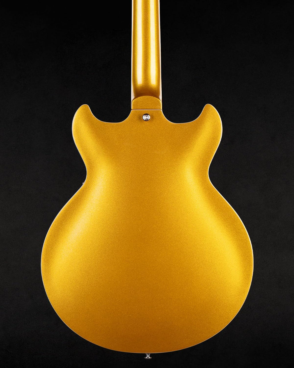 WestCreek 333 Electric Guitar with 6 String, Semi Hollow Body Jazz Electric Guitar, Alnico Humbucker Pickups, Roosewood Fingerboard, Rounded End Jumbo Frets, Full (Gold)