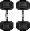 Ritfit 5-650 LBS PVC Encased Hex Dumbbell Sets with Optional Rack for Home Gym, Hand weight with Chrome Handle for Strength Training,Workouts