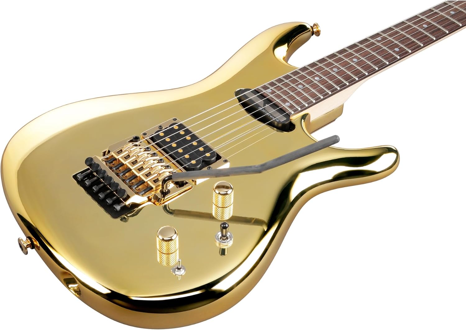 Ibanez JS1GD Joe Satriani Signature Gold Boy Electric Guitar, Rosewood Fingerboard, Gold Chrome