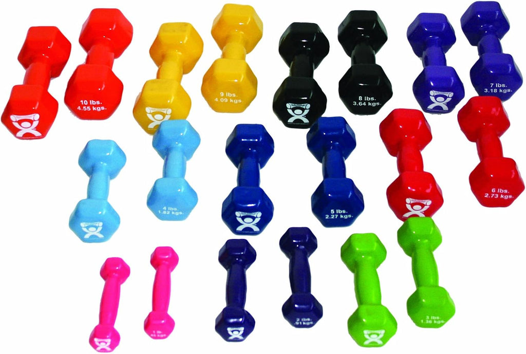 CanDo Vinyl Coated Dumbbells