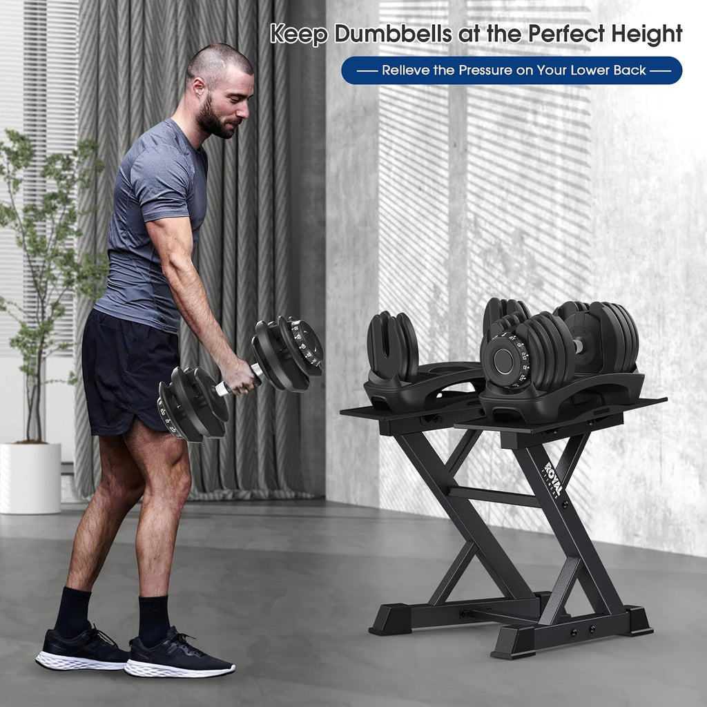 Adjustable Dumbbell Rack Weight Rack Heavy Duty, Home Gym Dumbbell Storage Stand Holder