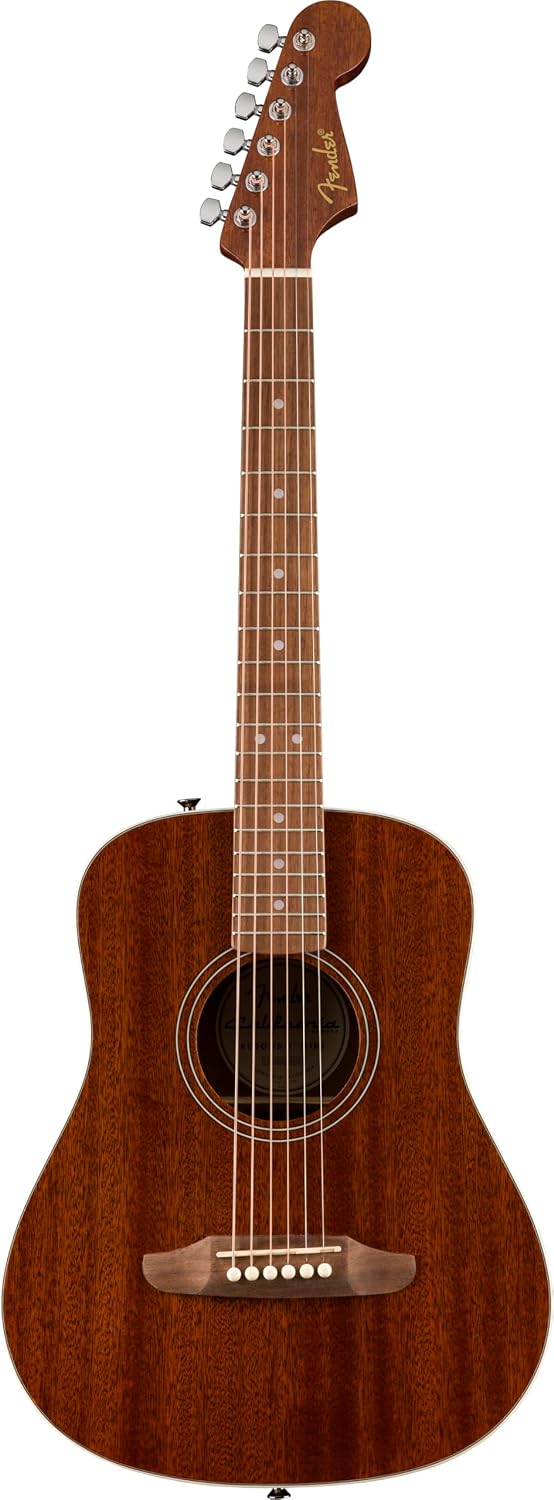 California Standard Redondo Mini with Bag, Sapele Top, Natural Sapele