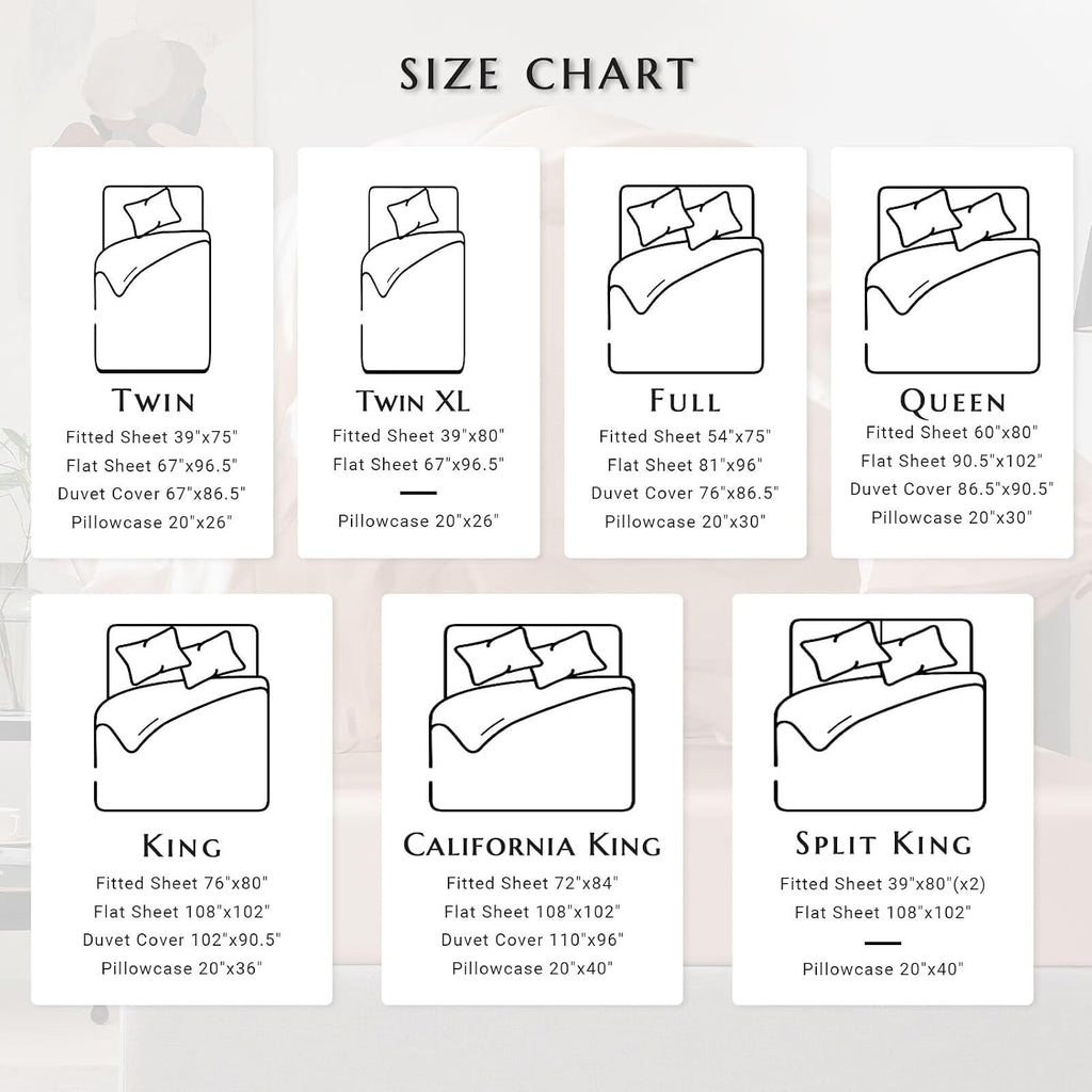 THXSILK 100% Mulberry Silk Fitted Sheet Set, 7A+ Silk 3 Pieces Bed Sheets, Breathable, Smooth, 16 Inch Deep Pocket Fitted Sheet, 2pcs Pillowcases - White, King