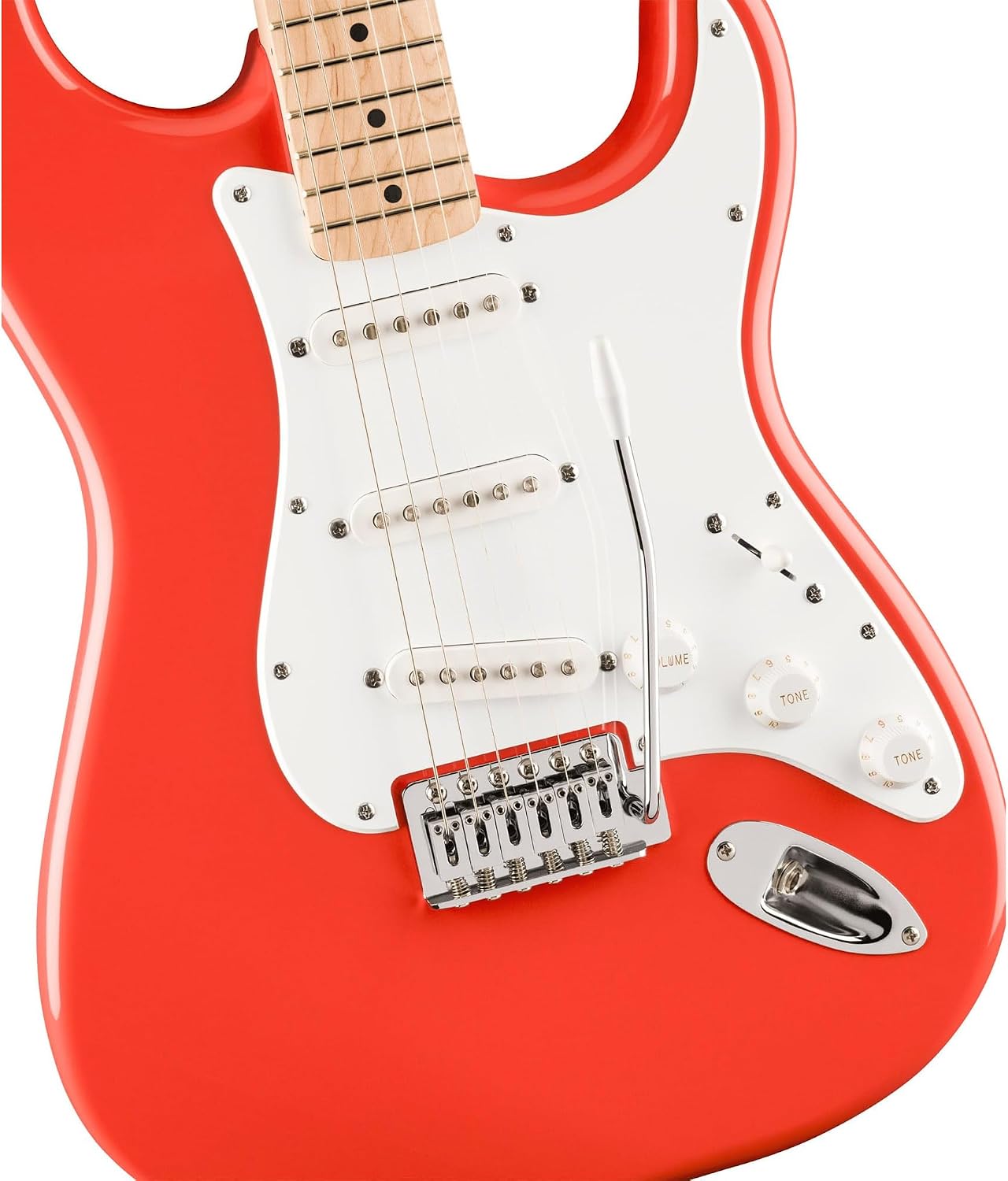 Fender Squier Sonic Stratocaster - Fiesta Red Bundle with Frontman 10G Amp, Instrument Cable, Tuner, Strap, Picks, and Austin Bazaar Instructional Video