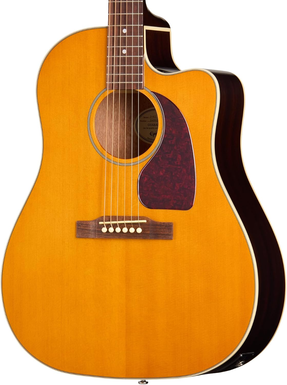 Epiphone J-45 Studio EC Acoustic Electric, Natural with Bag