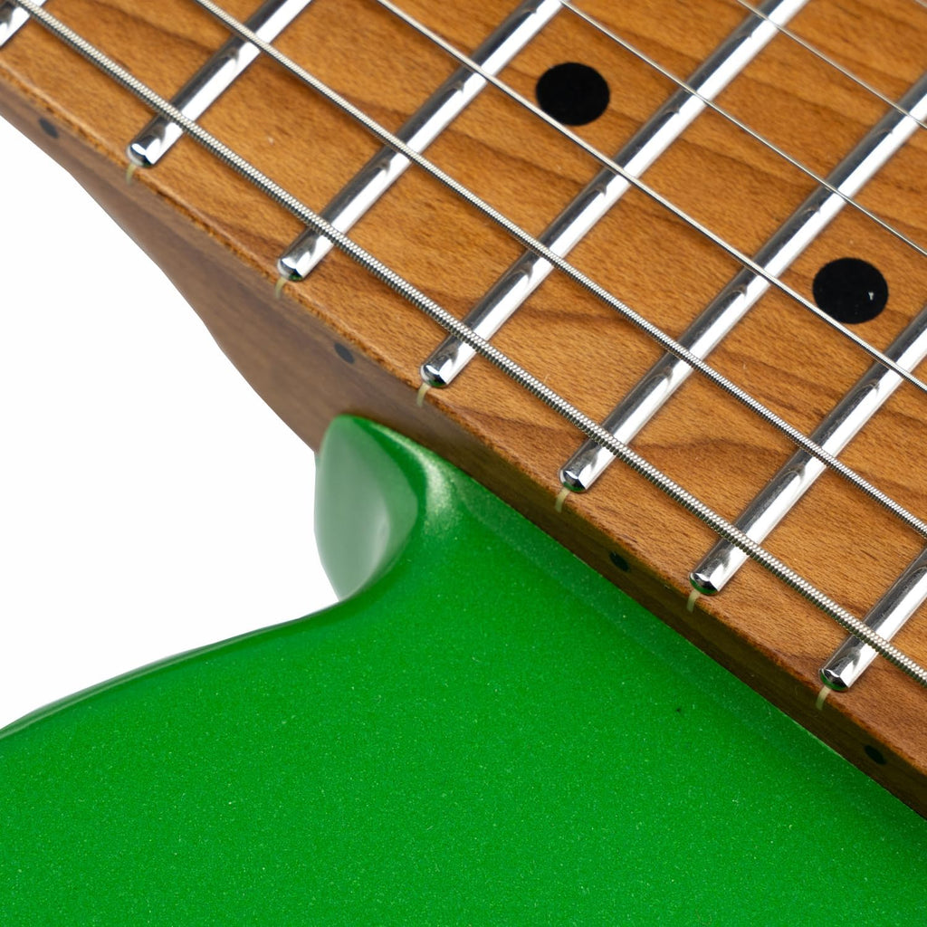 EART TL-380 6 String Solid-Body Electric Guitar Roasted Mahogany Body Maple Neck, Available in Gloss Finishes,Right