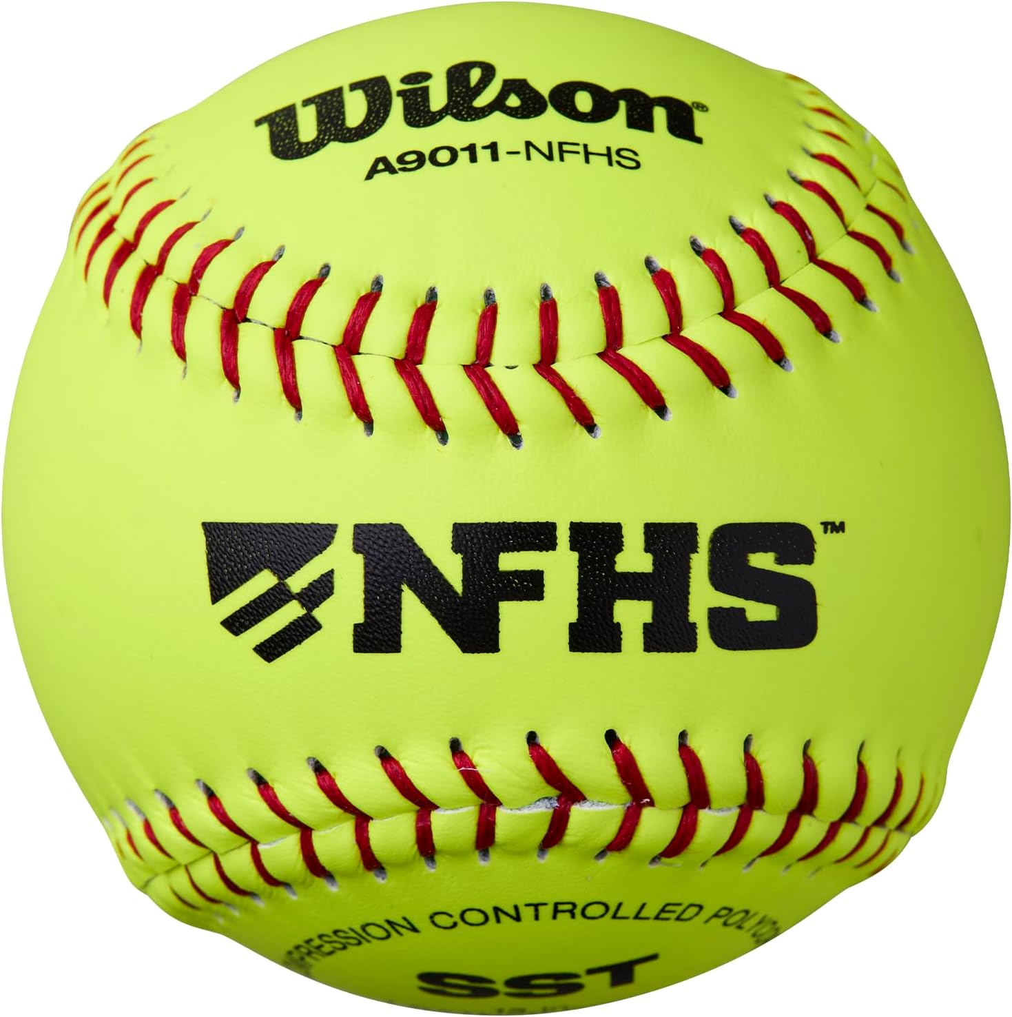 Wilson A9011 Collegiate and HS NFHS Leather Polycore Softballs