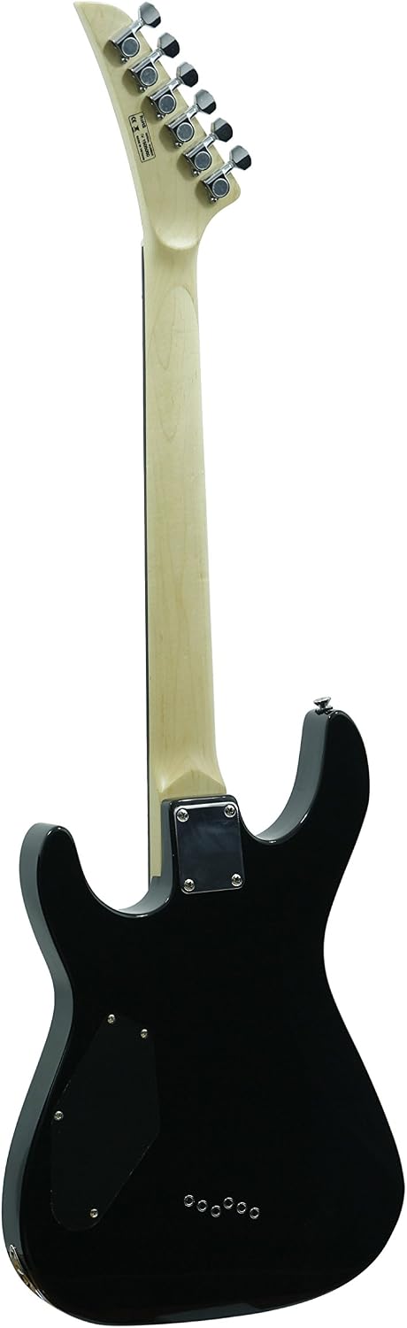 Unknown ivy 6 String Solid-Body Electric Guitar, Right, Black (ISJ-100 BK)
