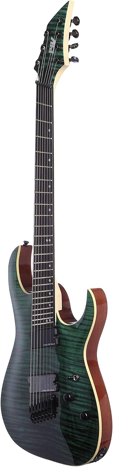 ISFF7U-450 Fanfret Electric Guitar Trans Green