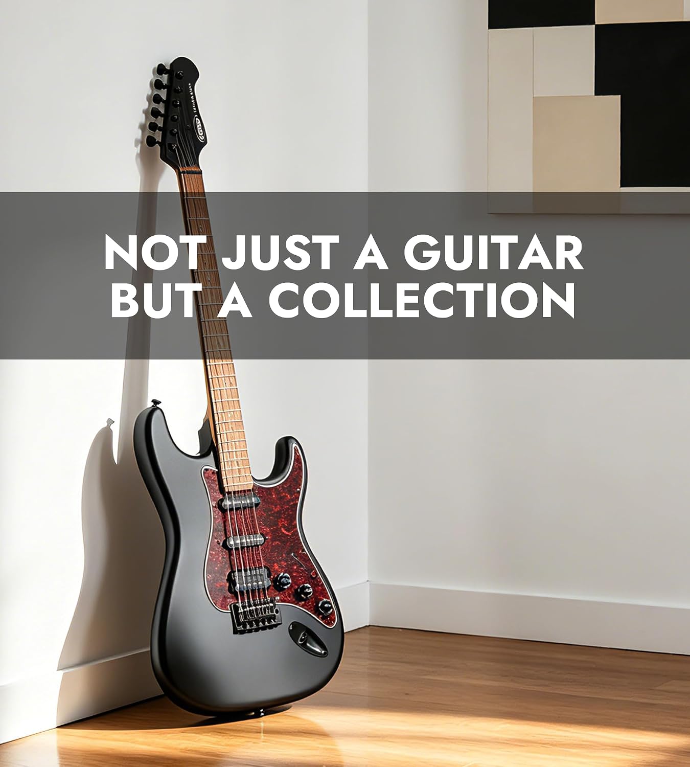 Tostar Electric Guitar Kit with Amp HSS Pickup Beginner Electric Guitar Stratocaster with Gig Bag,Capo,Tremolo, Strap, Picks 39' Full Size Electric Guitars Heavy Metal 6 String for Gifts Satin Black