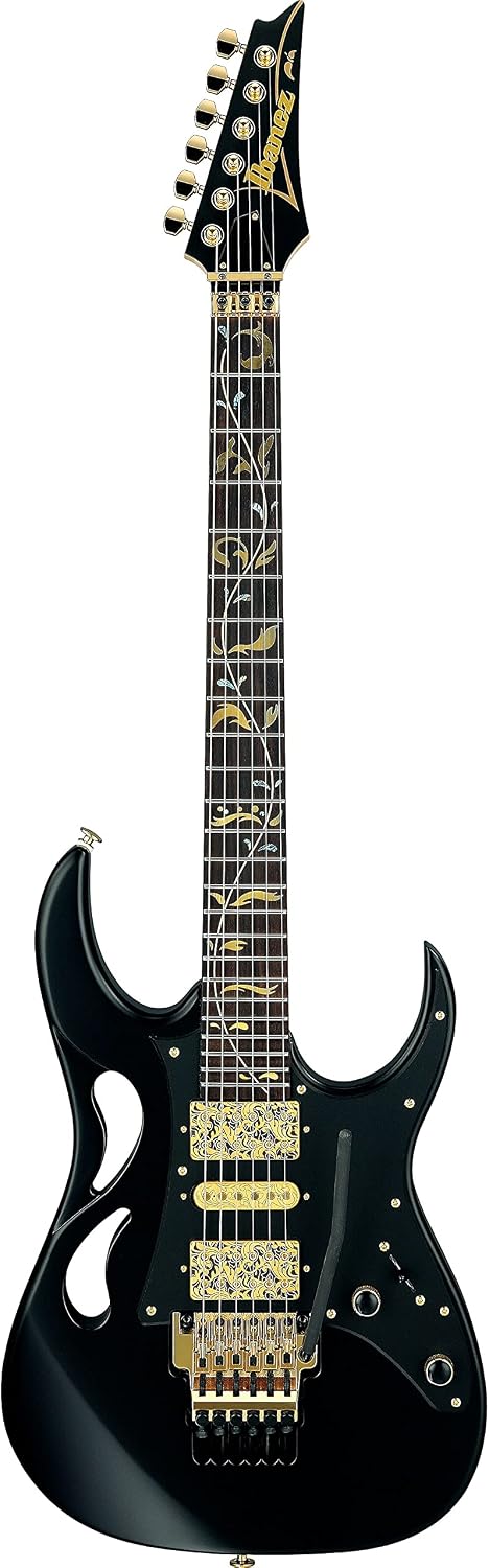 Ibanez PIA3761 Steve Vai Signature Electric Guitar, Onyx Black w/Case
