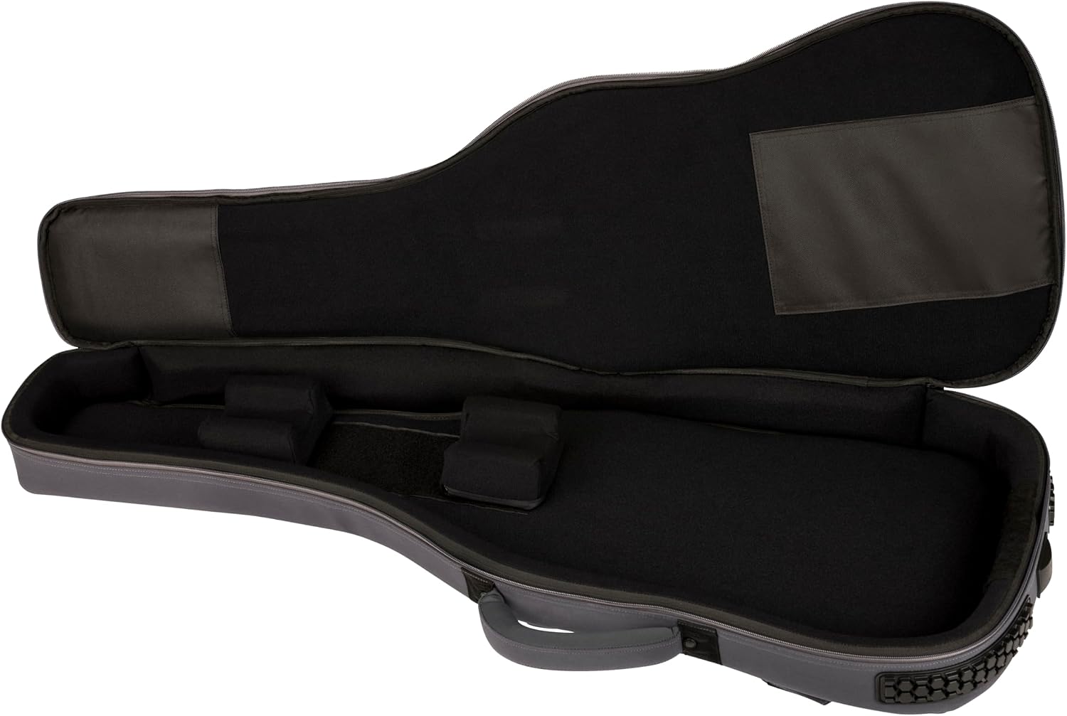 Fender Troubadour Electric Guitar Gig Bag, Padded Guitar Case with Ergonomic Backpack Straps, Weather-Resistant Waxed Canvas with 25mm Padded Protection, Professional Travel Case