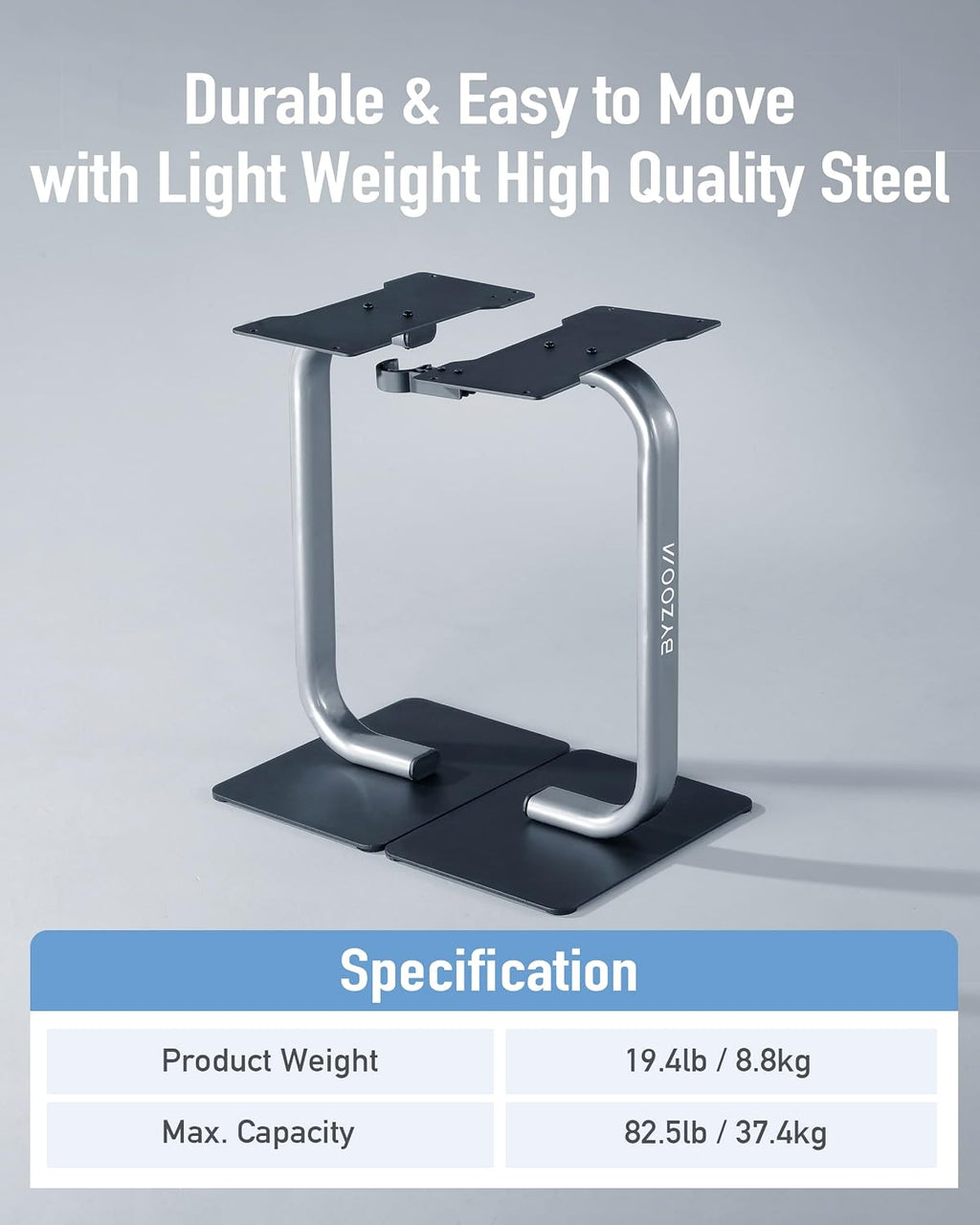 BYZOOM FITNESS 25lb Adjustable Dumbbells Easy Bar Dumbbell Stand Kettlebell Full Set
