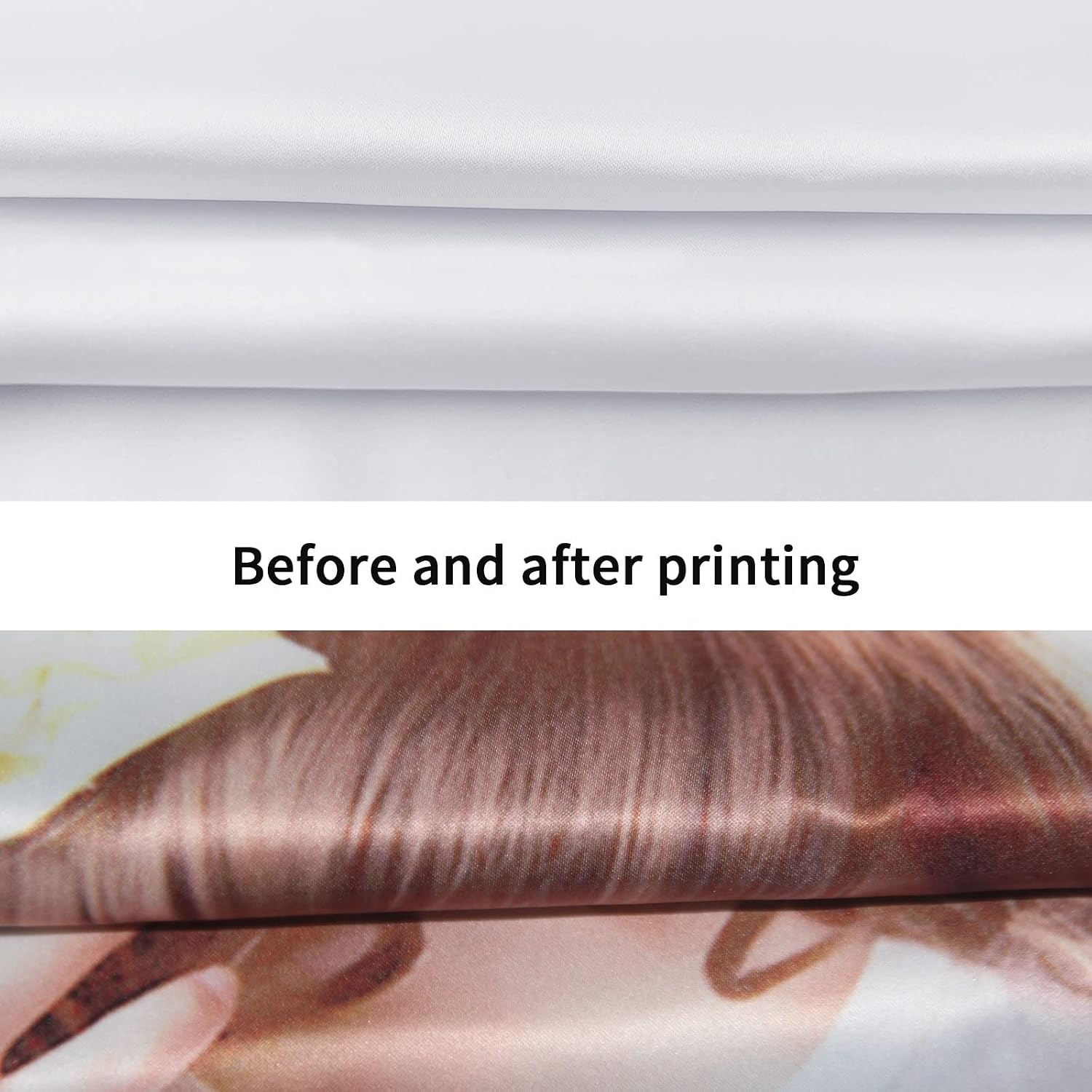 OKBA 100Pcs Sublimation Blanks Pillow Cases White Cushion Covers Blanks Throw Pillow Covers Heat Transfer DIY Custom Picture Pillow Covers Glossy Satin Cushion Covers(18 x 18 inches)