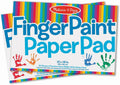 Melissa & Doug Finger Paint Paper Pad (20-Pack, 50-Sheets Each) - 12x18 Inch Art Paper for Kids Activities, Arts and Crafts, and Homeschool Essentials - FSC Certified