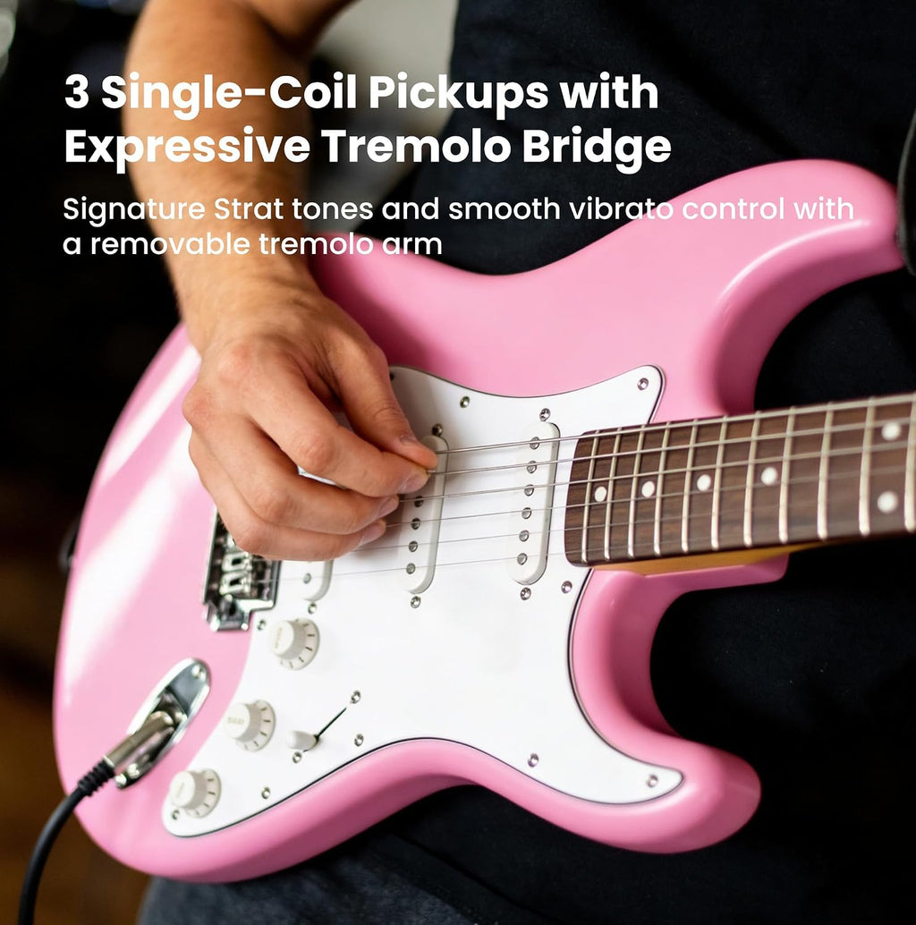 Fender Squier Stratocaster - Flash Pink