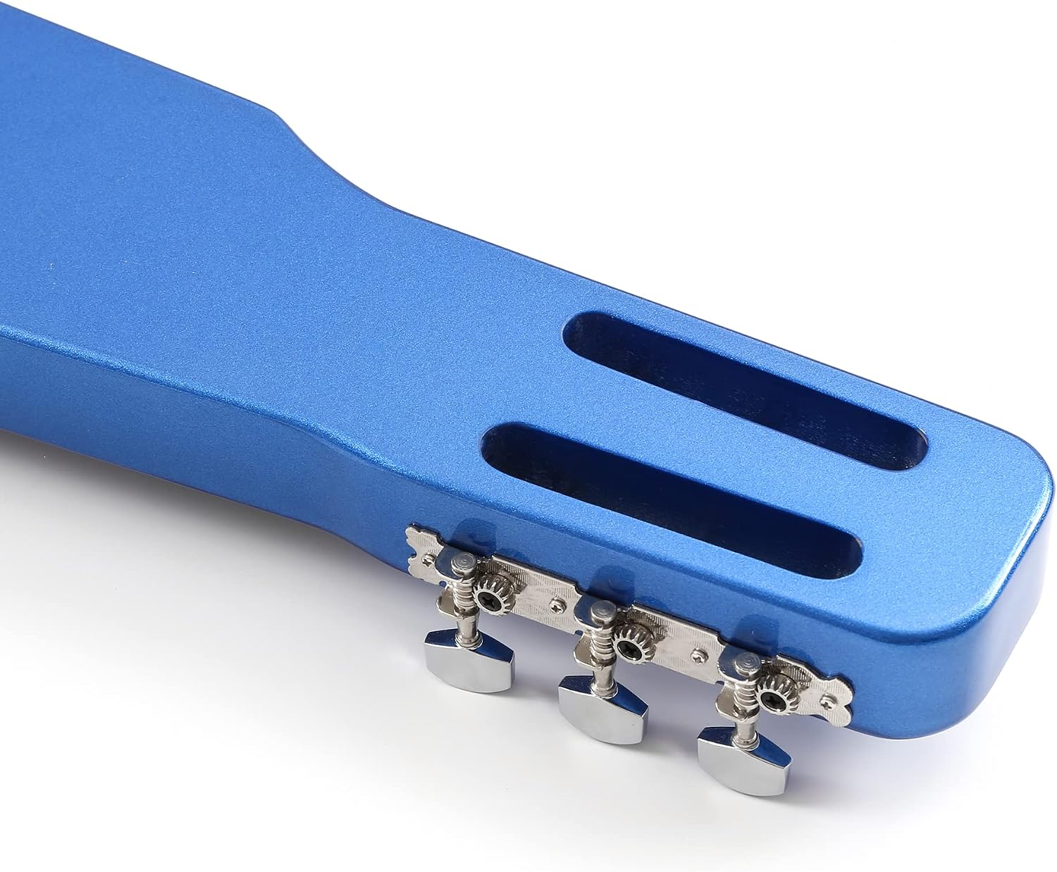Batking Lap Steel Guitar 6 String Slotted Head Stock Electric Slide Guitars Light Blue Colour