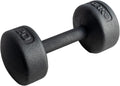 Legacy Solid Round Dumbbell Black – Heavy Duty Cast Iron Hand Weight with Knurled Ergonomic Grip for Strength Training, Muscle Toning, Home Gym Workout – 5 lb to 150 lb In Single & Pair