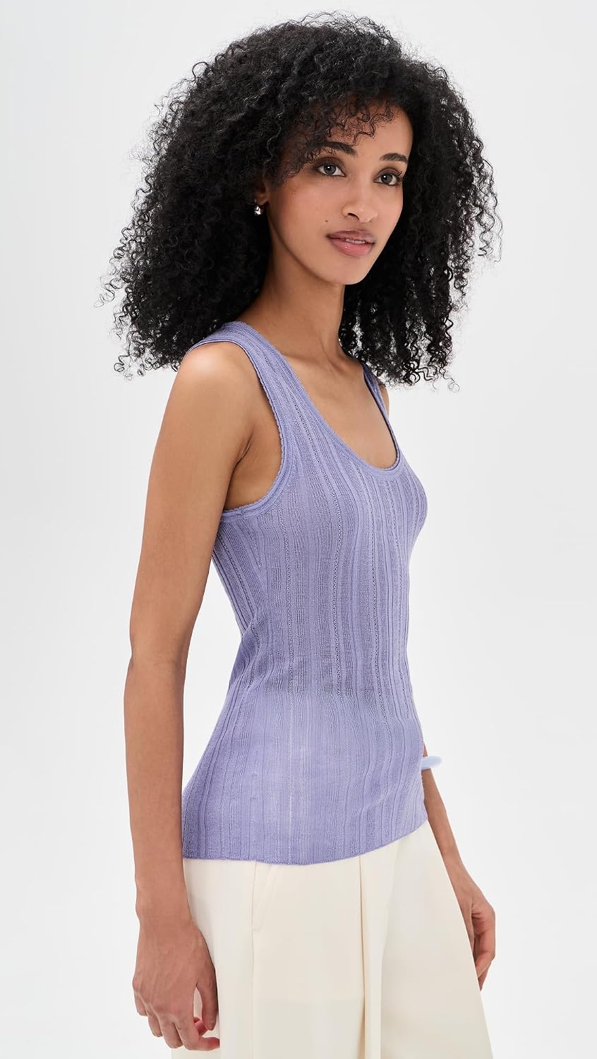 Theory Women's Scoop Pointelle Tank