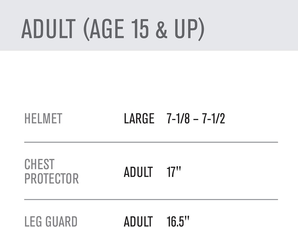 Easton | Elite X Baseball Catcher's Equipment | Box Set | NOCSAE Approved | Youth/Intermediate/Adult | Multiple Colors