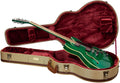 Crossrock Master Series 335 Style 6-String Semi-Hollow Electric Guitar Case | Classic Fabric Tweed Exterior, Re-Engineered Wooden Shell, Leather Handle & Deep Red Velvet Interior(CRW720SAFT)
