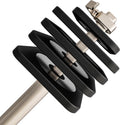 DHT Adjustable Dumbbells, Dumbbell Barbell Sets with Rack, Free Weights Dumbbells Set All-Purpose Fitness, Anti-Rolling, Weights Set for Home, Gym, Office, Wall-Mounted, 2.2-50 lbs, 1 Set / 2 in 1