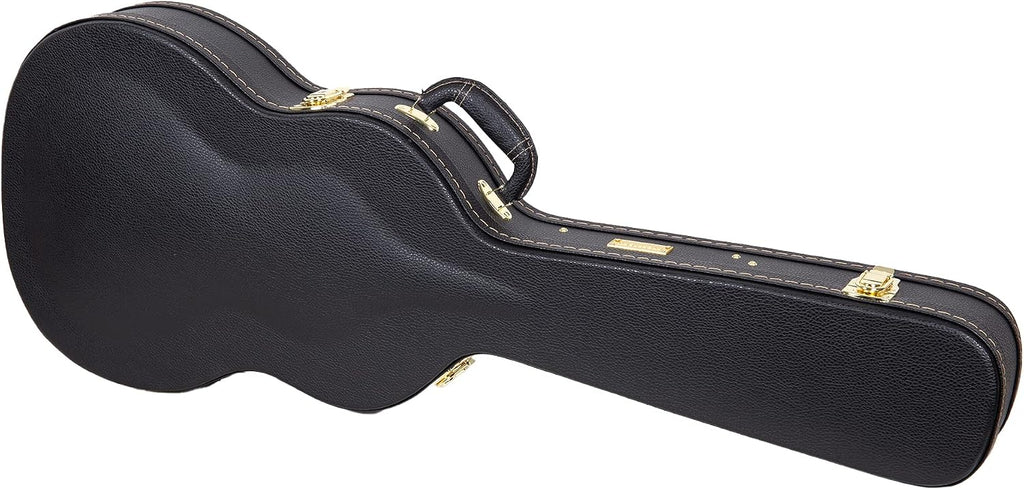 Crossrock CRW620PRSHBBK Electric Guitar Hardshell Case for Gretsch G5220/G5230T Electromatic Jet Series - Black (Right Hand)