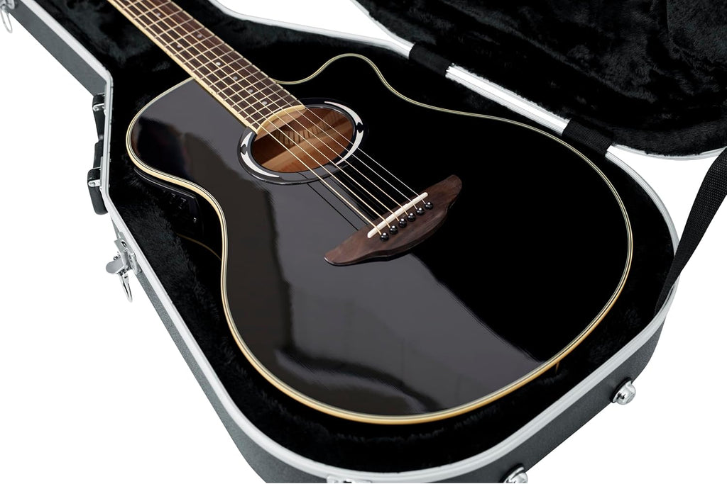 Gator Cases Deluxe Abs Molded Guitar Case for Acoustic Guitars, Fits Yamaha Apx Style Acoustic Guitars (Gc-Apx)