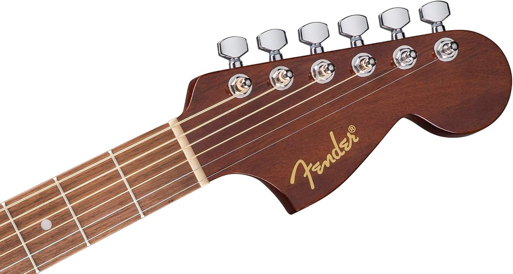 California Standard Monterey E, Sapele Top, Ivory Pickguard, Natural Sapele