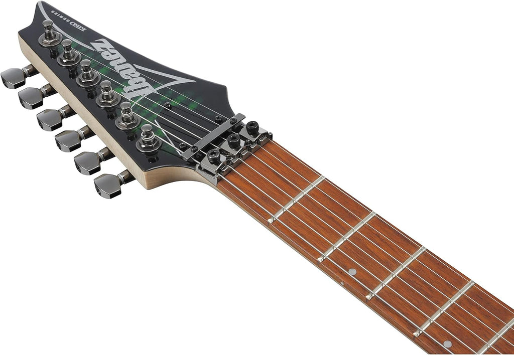 Ibanez Kiko Loureiro Signature KIKOSP3 Electric Guitar - Trans Emerald Burst