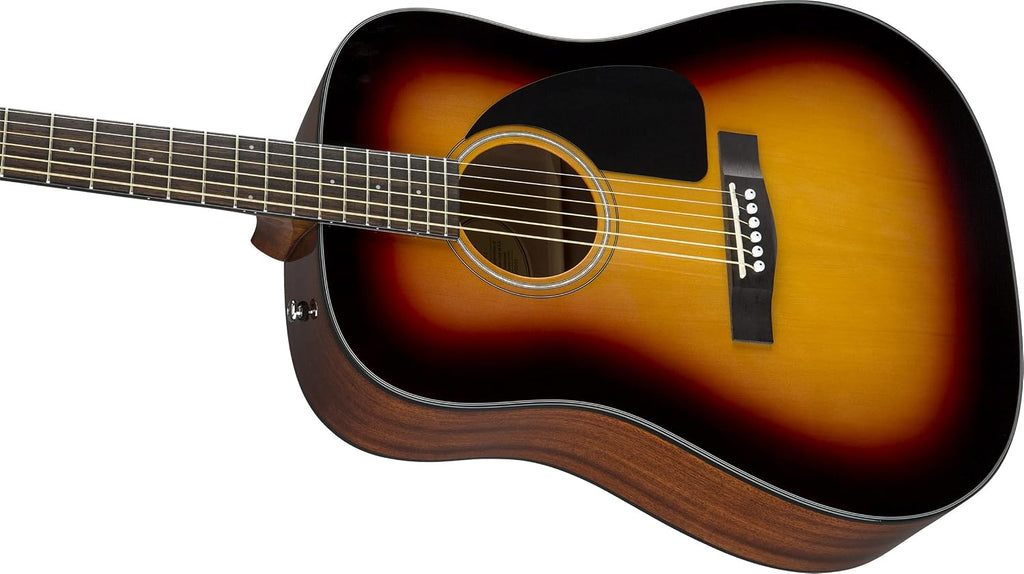 Fender CD-60 Dreadnought V3 Acoustic Guitar, with 2-Year Warranty, Sunburst, with Case