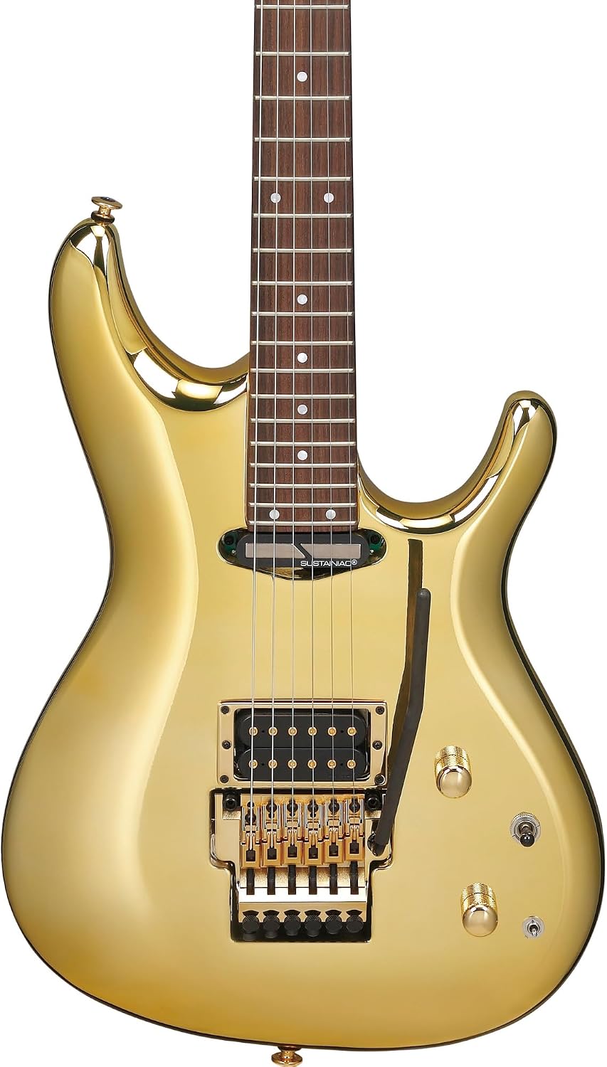 Ibanez JS1GD Joe Satriani Signature Gold Boy Electric Guitar, Rosewood Fingerboard, Gold Chrome