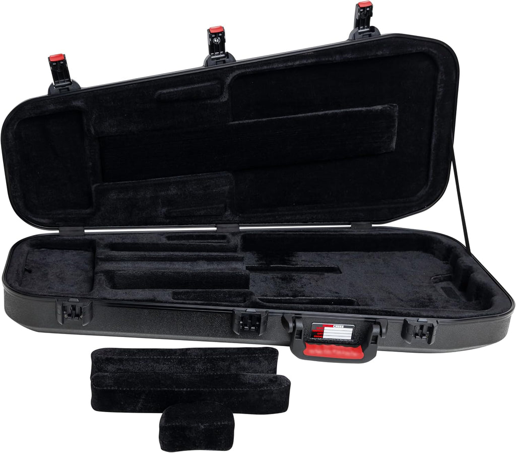 Gator Cases Molded Flight Case For Headless Electric Guitars With TSA Approved Locking Latch; (GTSA-HEADLESSELEC)
