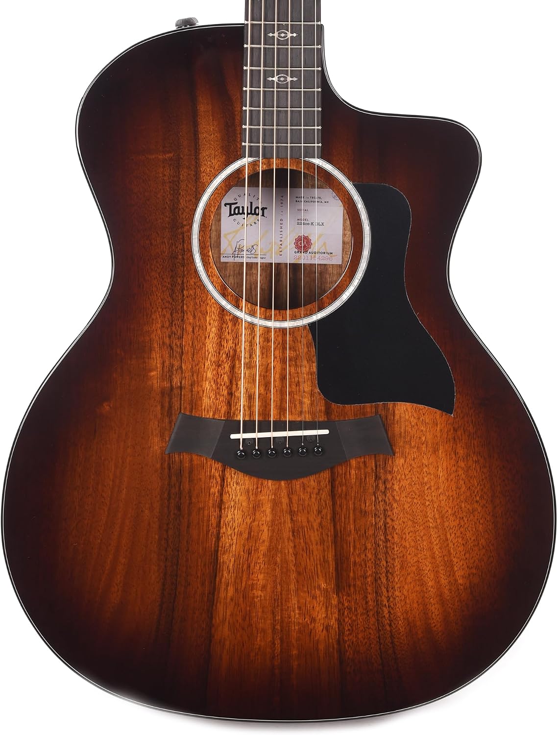 Taylor Taylor 224ce-K DLX Grand Auditorium Acoustic-electric Guitar - Tobacco