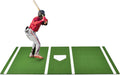 Shopsource Baseball Batting Mat, 12x6ft Softball Hitting Mat, Batters Box Turf Mats with Home Plate, Anti-Slip Baseball Softball Cage Mats for Indoor Outdoor