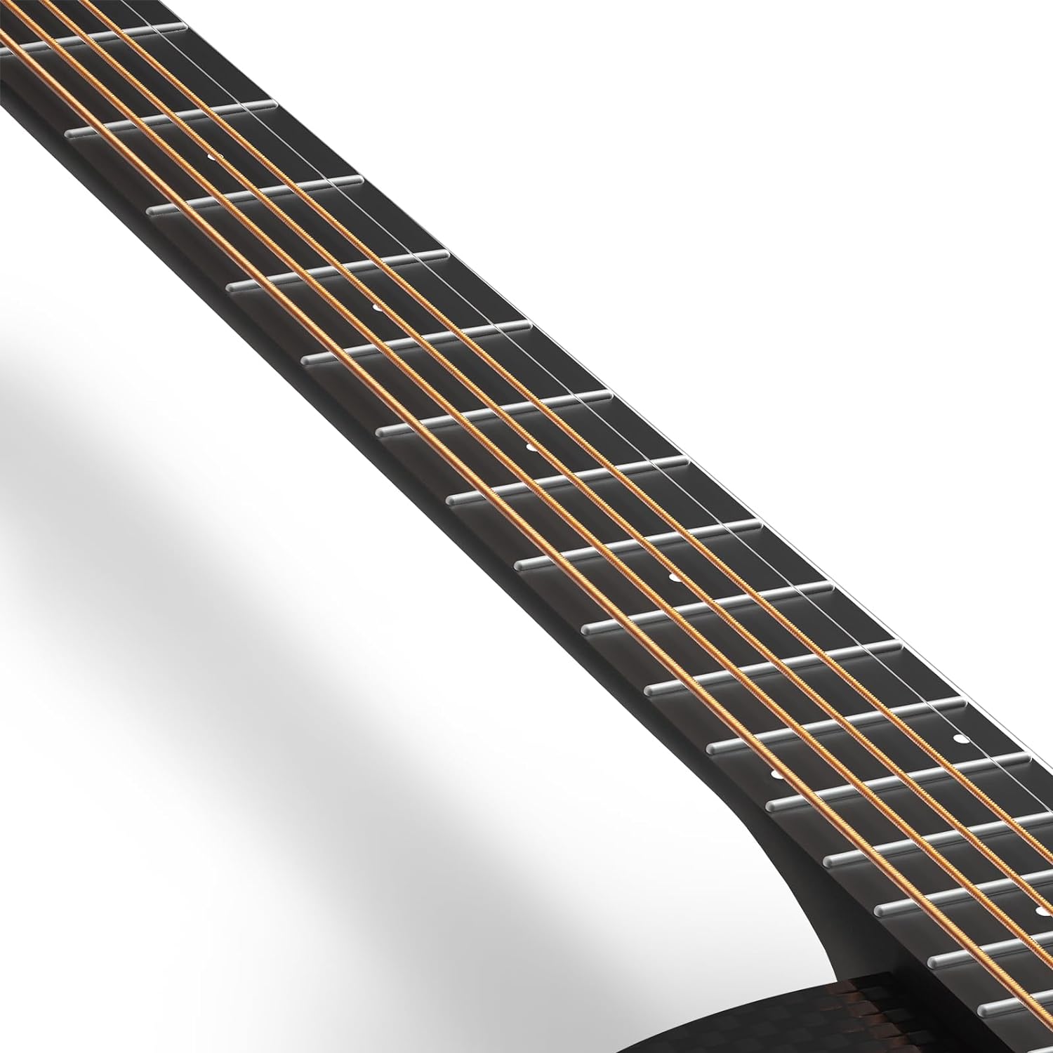 Enya Acoustic-Electric Guitar X3 Pro Mini Carbon Fiber Travel Guitar - 36' 3/4 Size with Built-in Effects & Wireless Speaker, Includes Gig Bag & Cables - Ideal for Professional & Stage Performance