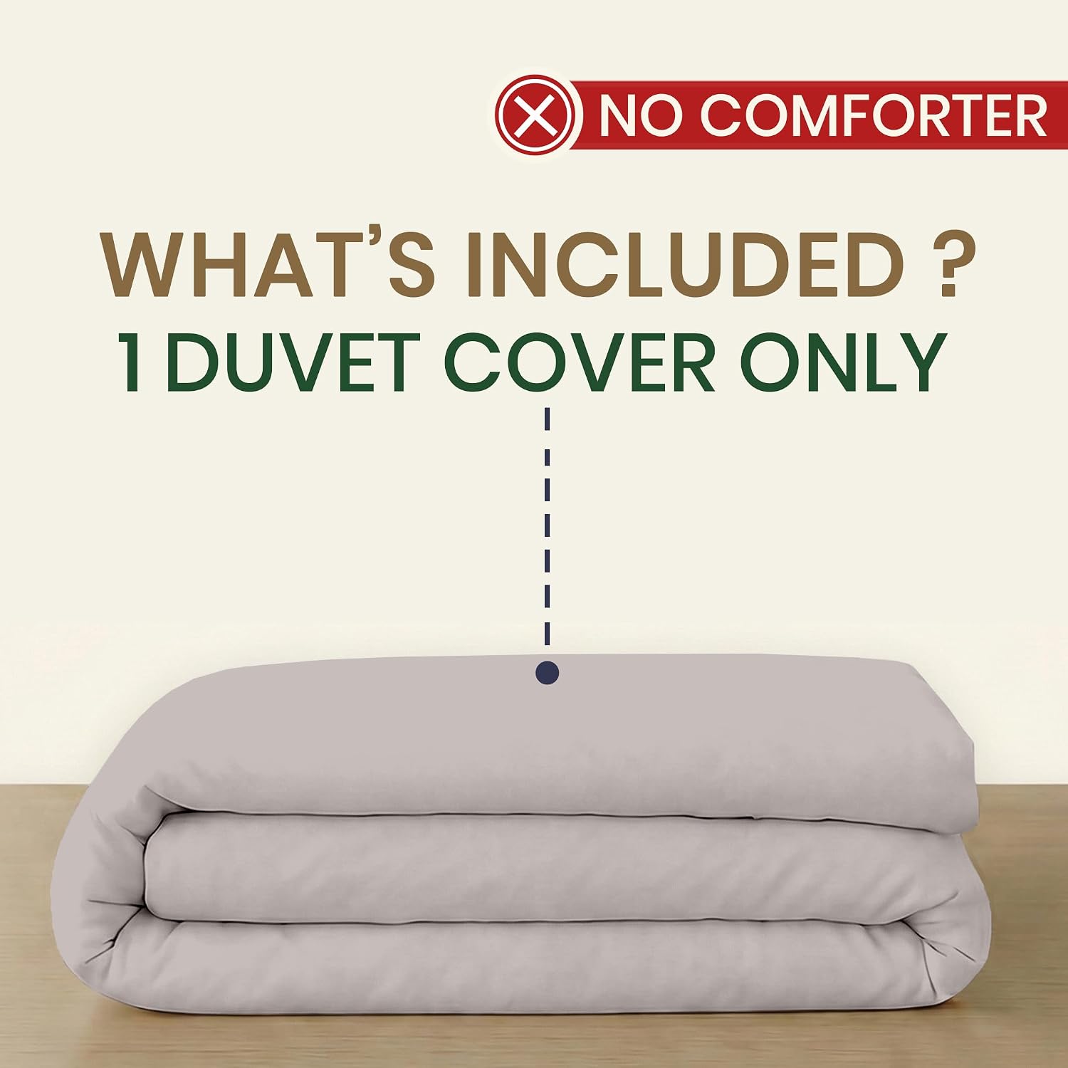 1 Pc 100% Viscose derived from Bamboo Duvet Cover Oversized King Size by Kotton Culture -Cooling & Silky Soft Luxury Bedding for Hot Sleepers,Comforter Cover-Zipper Closure & 8 Corner Ties -Light Grey
