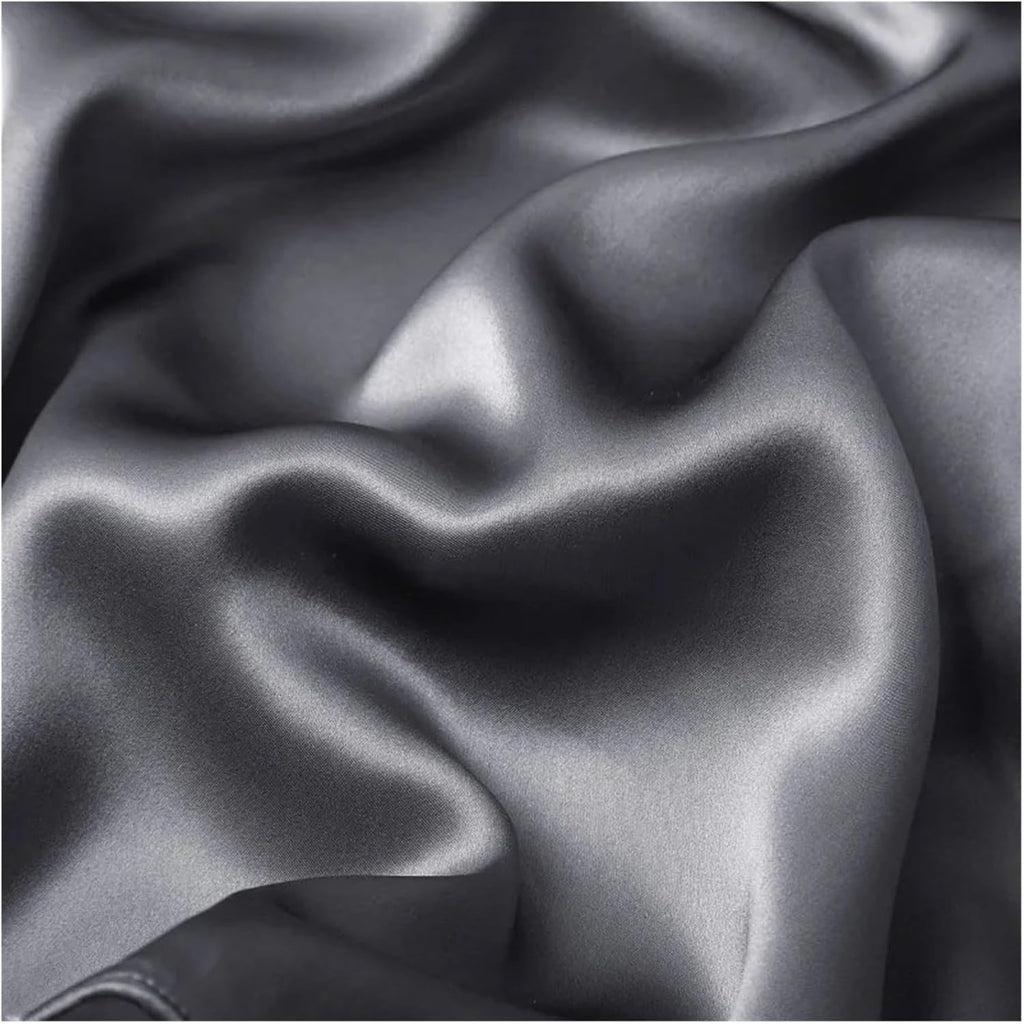 Silk Pillowcase Mulberry Silk Pillow Case Real Silk Protect Skin Pillowcase Bedding Pillow Cases Cover(Dark Green,48x74cm 2pcs)