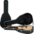 Gator Cases Deluxe ABS Molded Case for Acoustic Guitars, Fits Jumbo Sized Acoustics (GC-JUMBO)