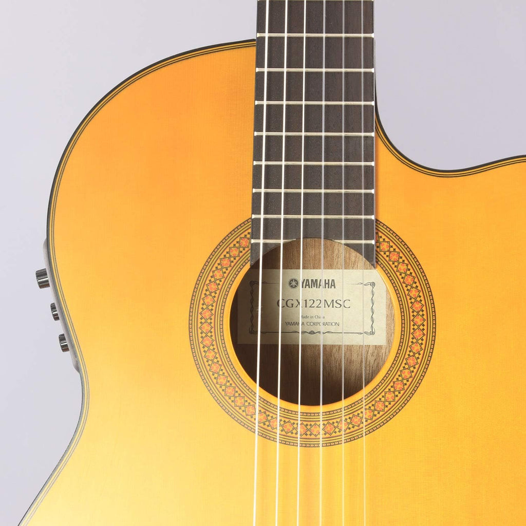 Yamaha CGX122MSC Classical Acoustic-Electric Guitar, Solid Spruce Top