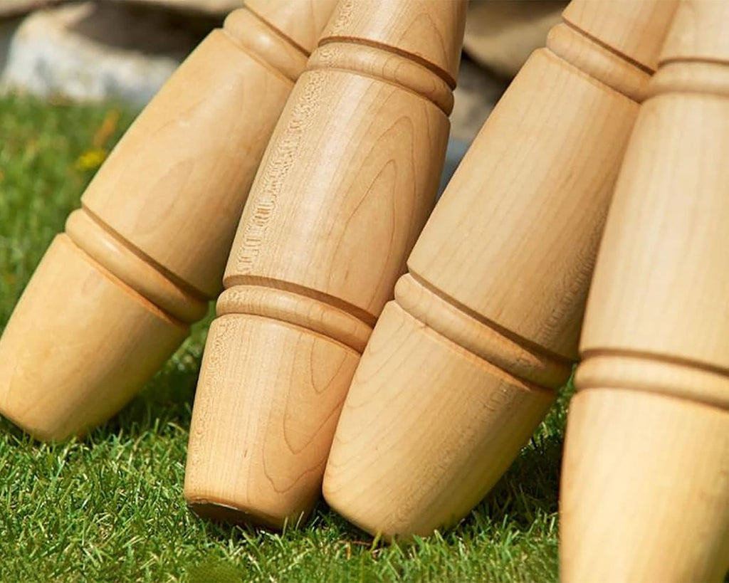 Wooden Indian Clubs 2lb/3lb/4lb Pair, All Body Workout/Strength Training Clubbell, Home Gym Equipment, Fitness Women & Men Exercise Clubs