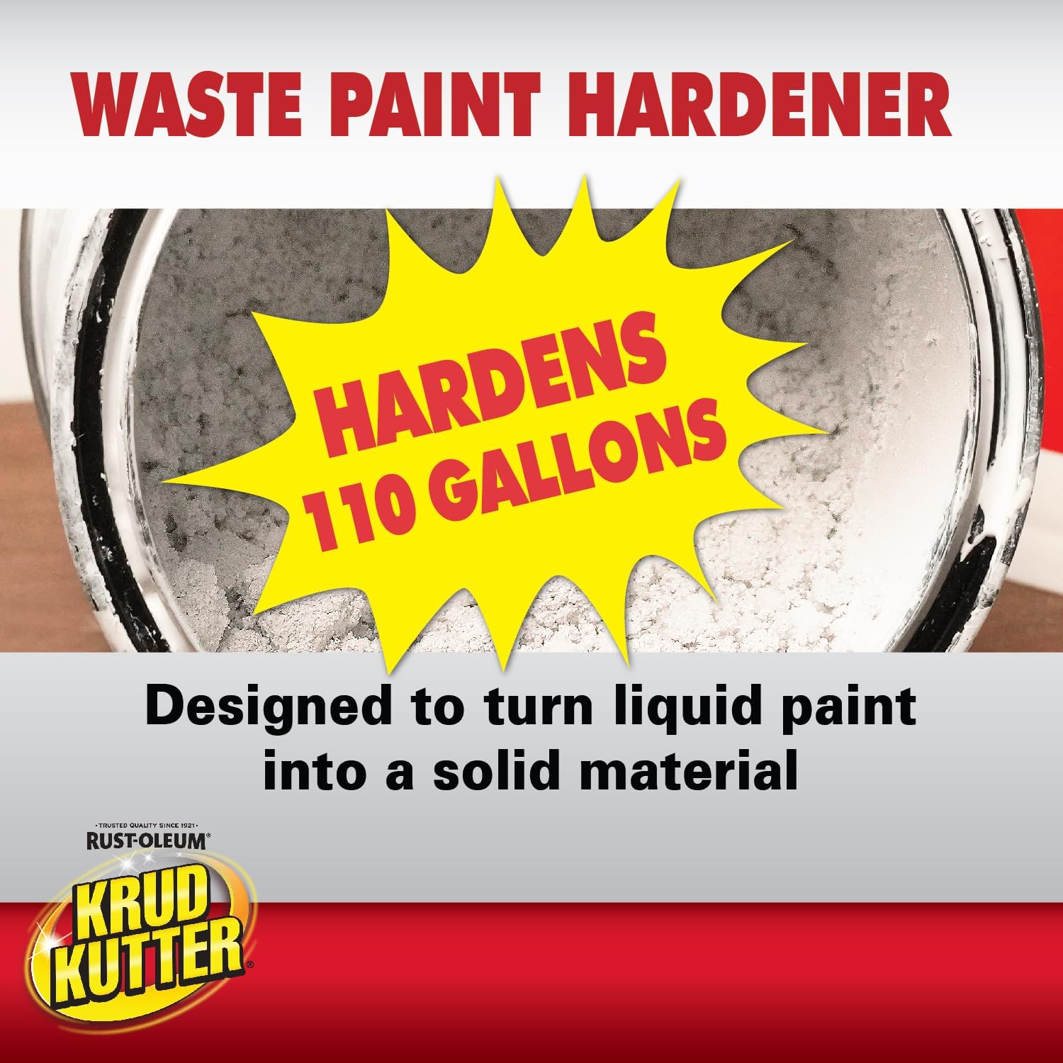 Krud Kutter PH1101 Odorless Waste Paint/Colorant Hardener, 5 Gallon