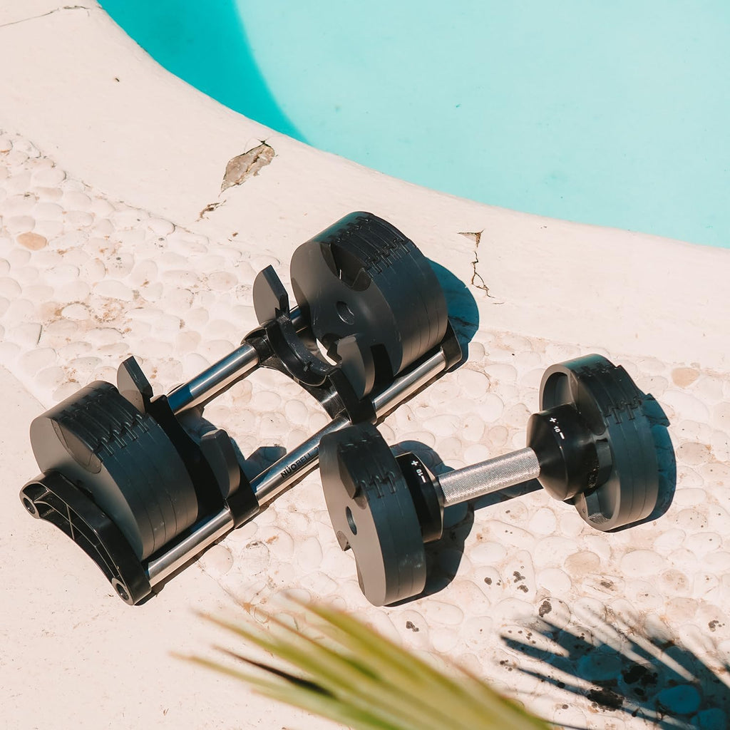 Bodytech x Noubell dumbbell Adjustable Dumbbell weight change with one-hand