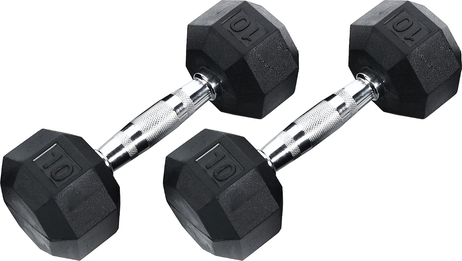 Ader Dumbbell Rack w/ 3-25lb Rubber Dumbbells 6 Pairs