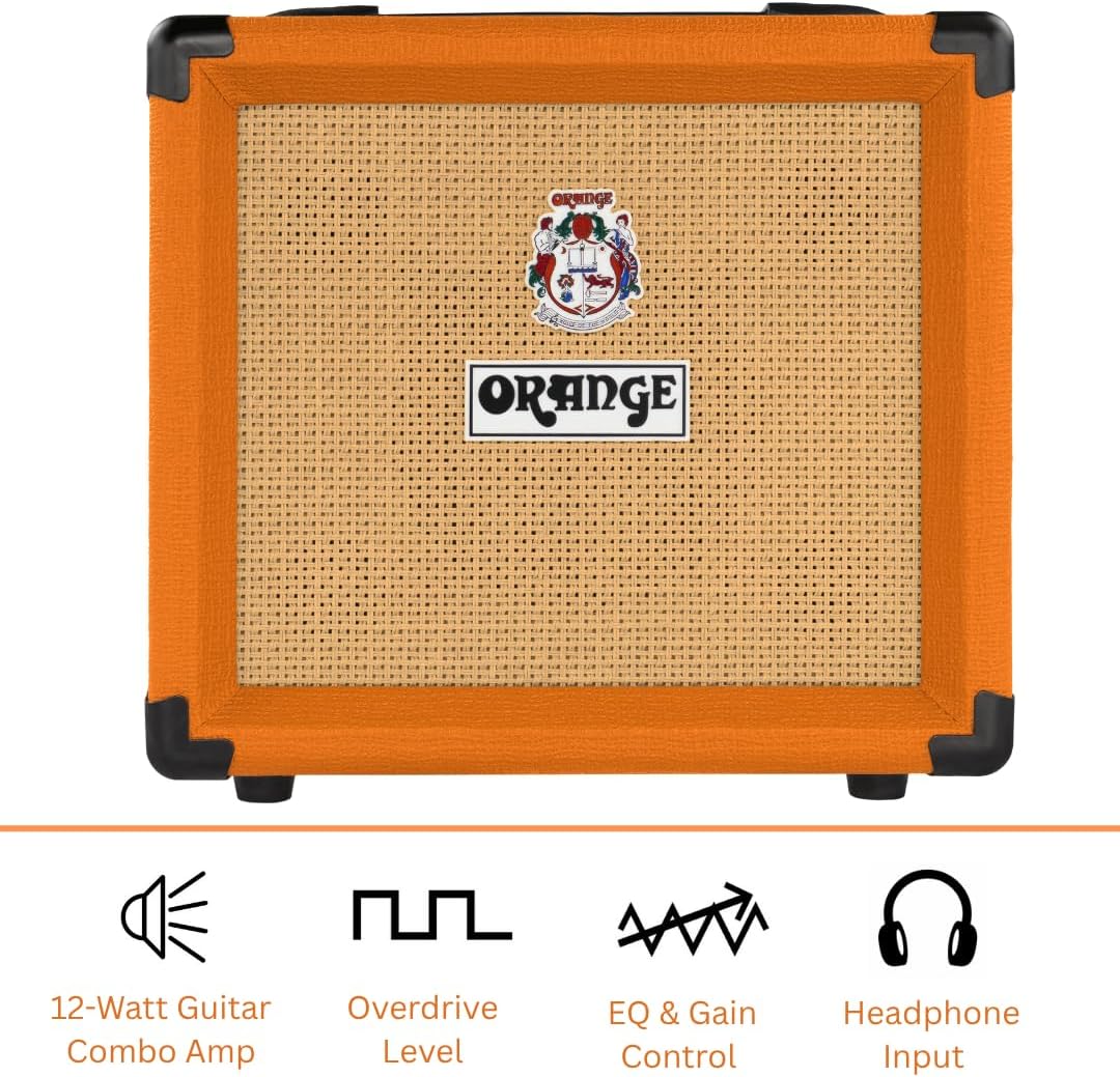 Orange Crush 12 12W 6' Guitar Amplifier and Speaker Combo,